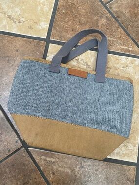 Canvas & Suede Tote Lunch Bag - WholeFoods